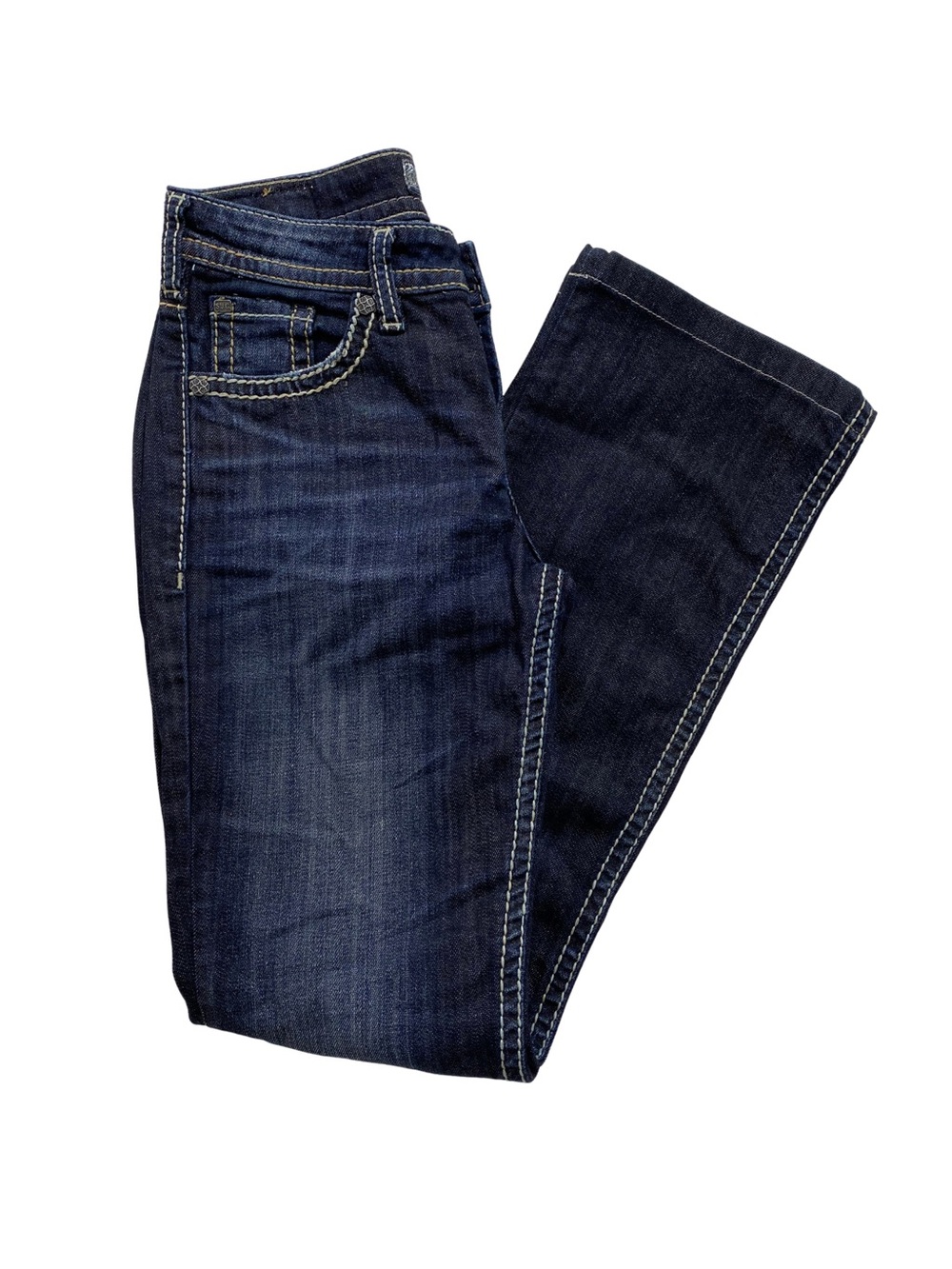 Silver Jeans Co Natsuki Bootcut Dark Wash Women's W26 L35 Mid Rise